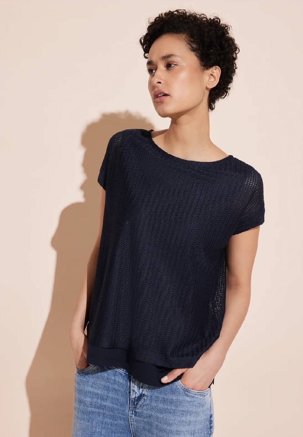 Street One 2 in 1 Mesh T-Shirt