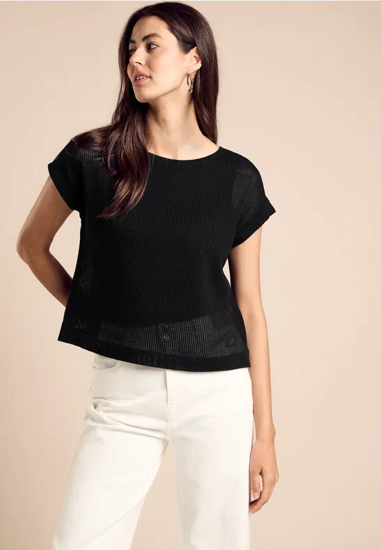 Street One 2-in-1 Strukturshirt