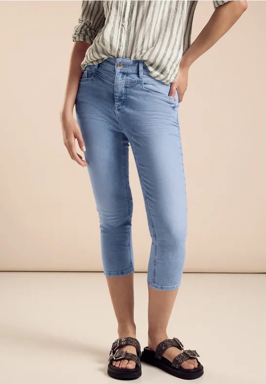 Street One 3/4 Jeans Slim Und High - Style YORK