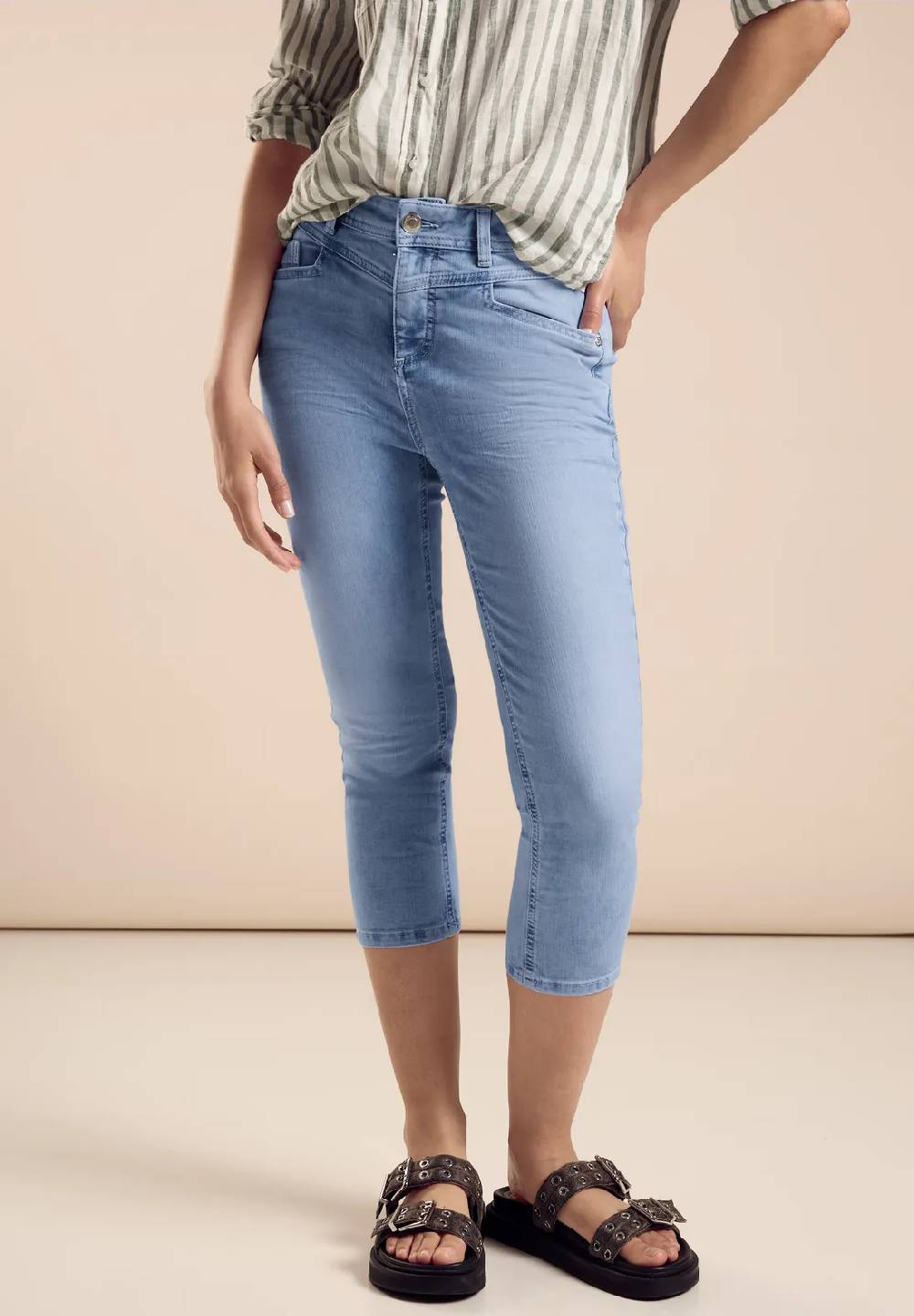 Street One 3/4 Jeans Slim und High - Style YORK