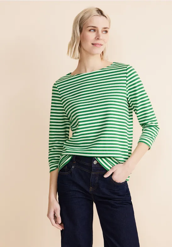 Street One 3/4 Streifenshirt