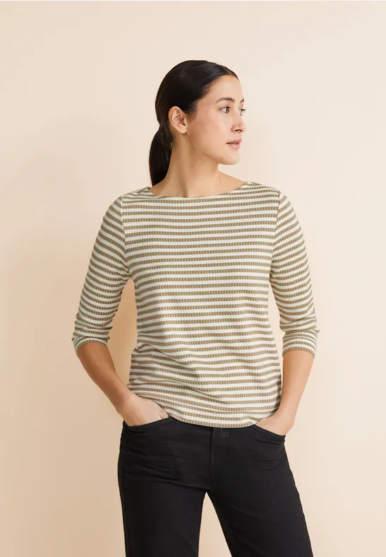Street One 3/4 Streifenshirt
