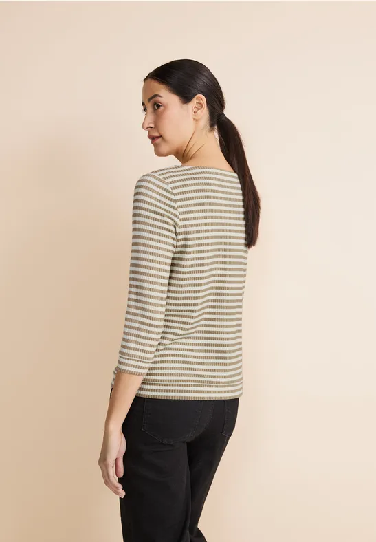 Street One 3/4 Streifenshirt