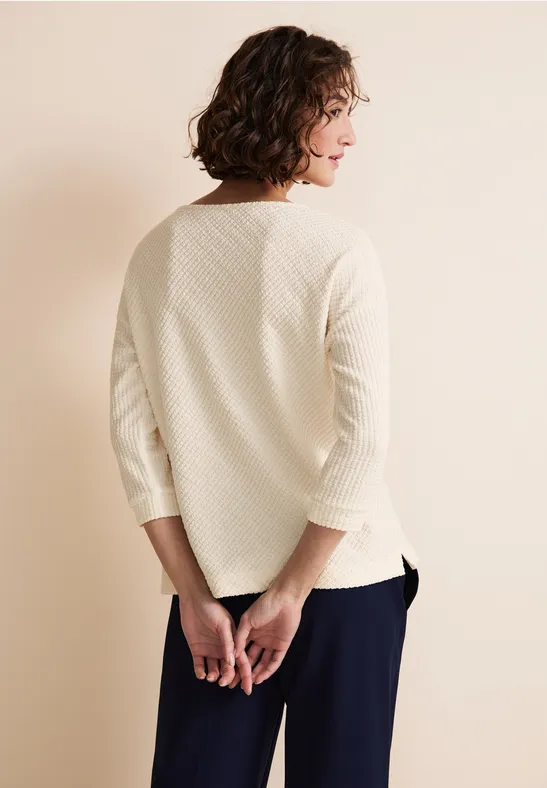 Street One 3/4 Strukturshirt