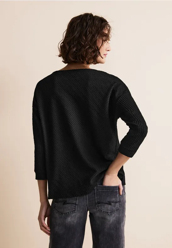 Street One 3/4 Strukturshirt