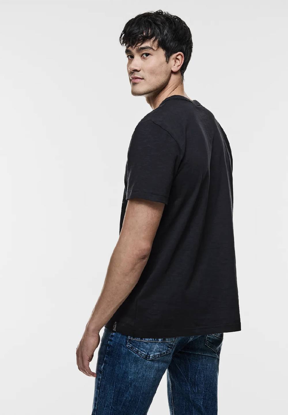 Street One 3D-Print Slub T-Shirt