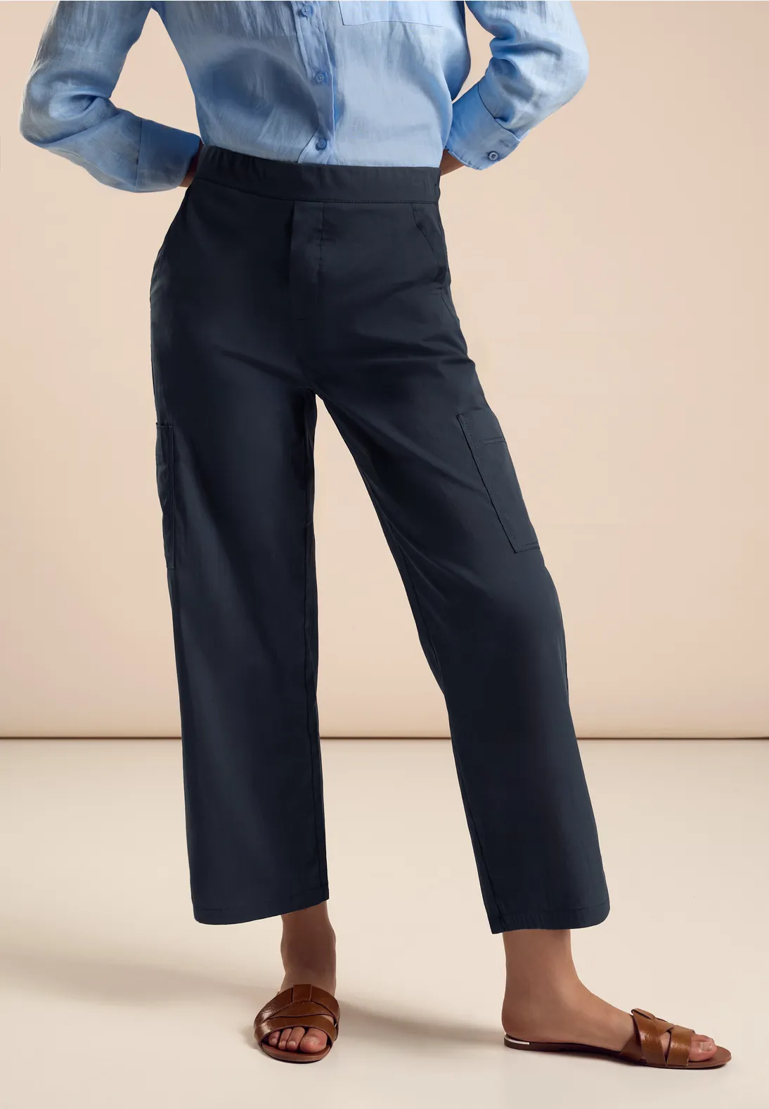 Street One 7/8 Cargo Satin Hose