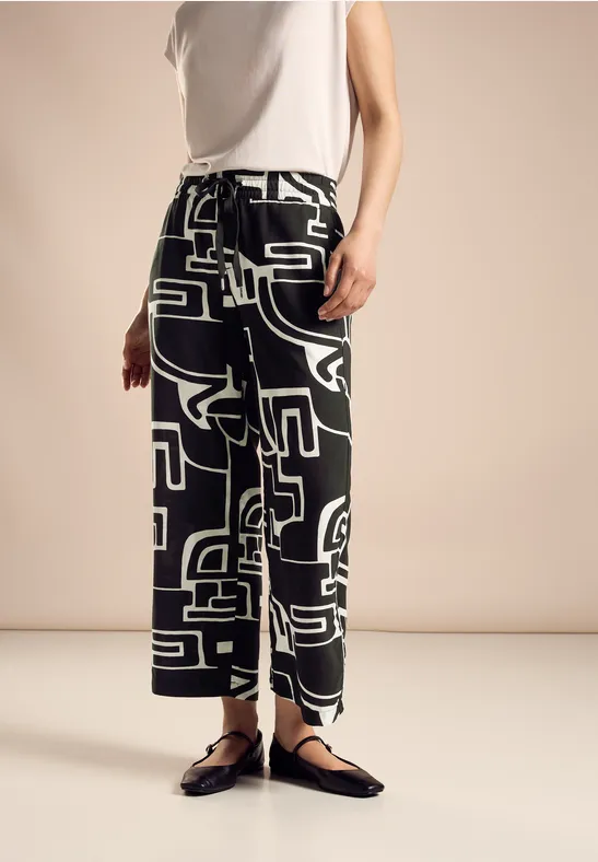 Street One 7/8 Hose Mit Print - Style EMEE