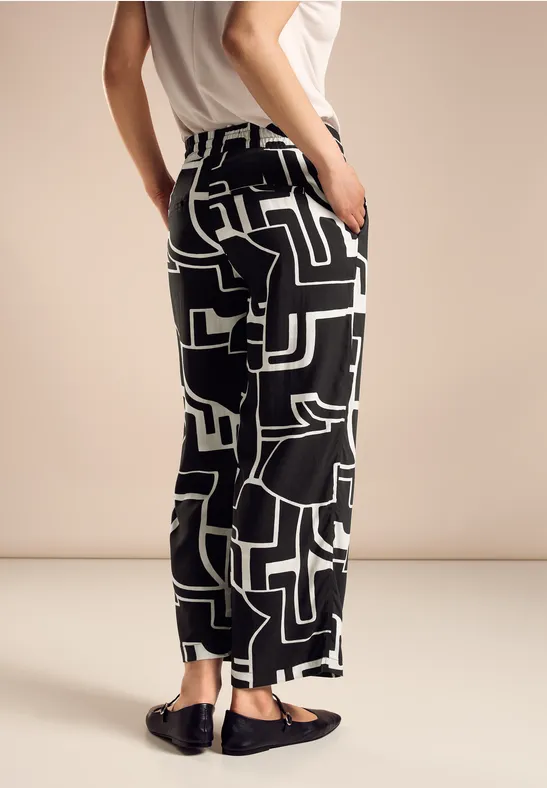 Street One 7/8 Hose Mit Print - Style EMEE
