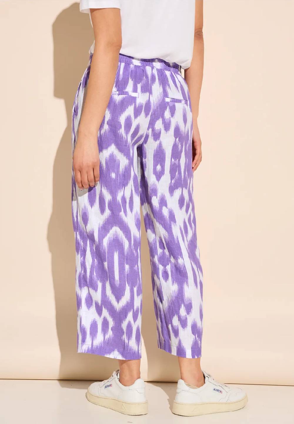 Street One 7/8 Print Leinenhose - Style EMEE