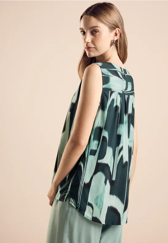 Street One Ärmellose Bluse Mit Print