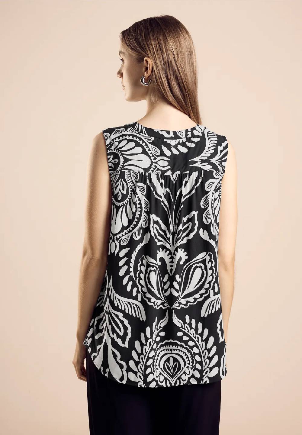 Street One Ärmellose Bluse Mit Print