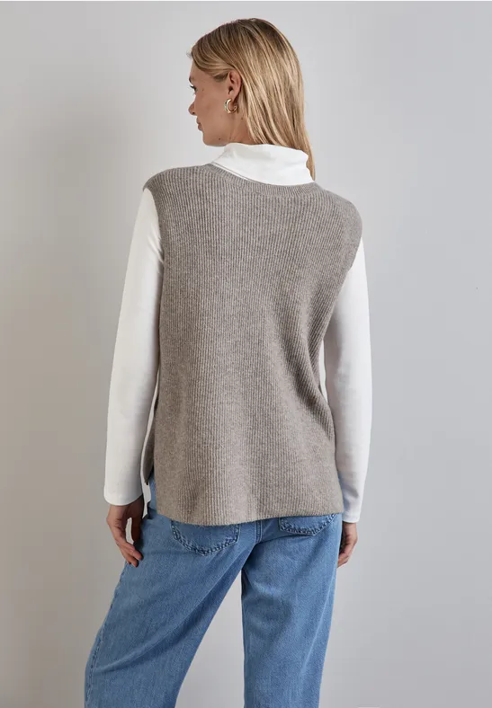 Street One Ärmelloser Pullover