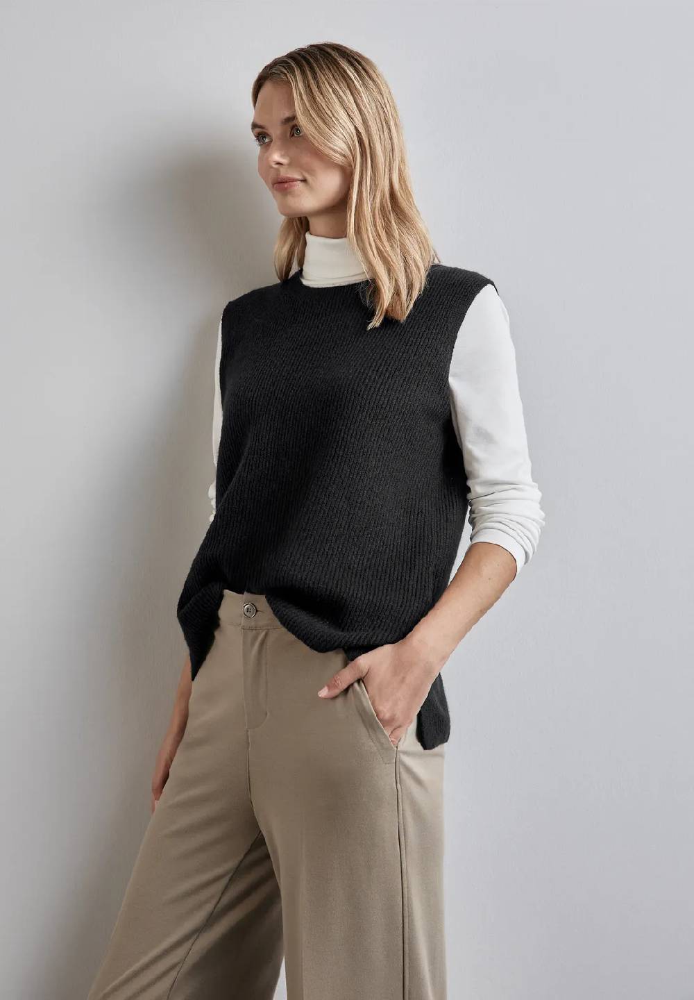 Street One Ärmelloser Pullover