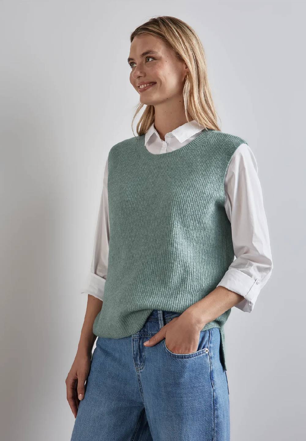 Street One Ärmelloser Pullover