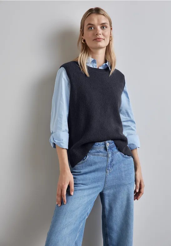 Street One Ärmelloser Pullover