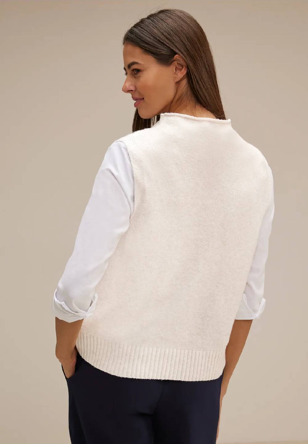 Street One Ärmelloser Strickpullunder