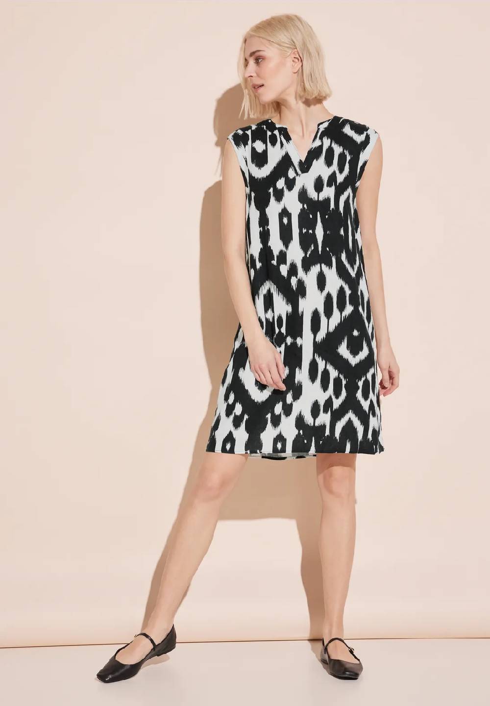 Street One Ärmelloses Kleid mit Print