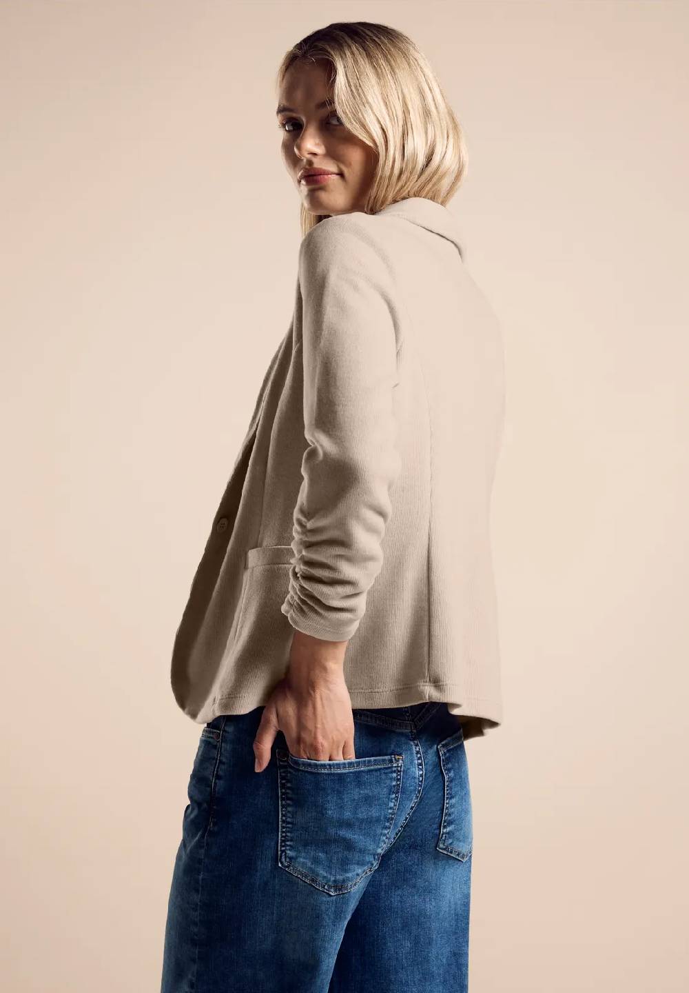 Street One Basic Blazer Mit Raffungen