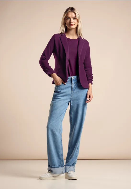Street One Basic Blazer Mit Raffungen