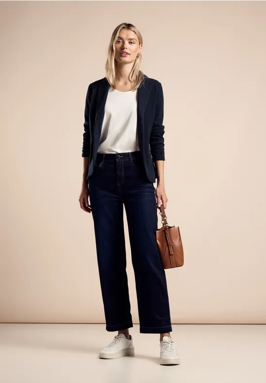Street One Basic Blazer Mit Raffungen