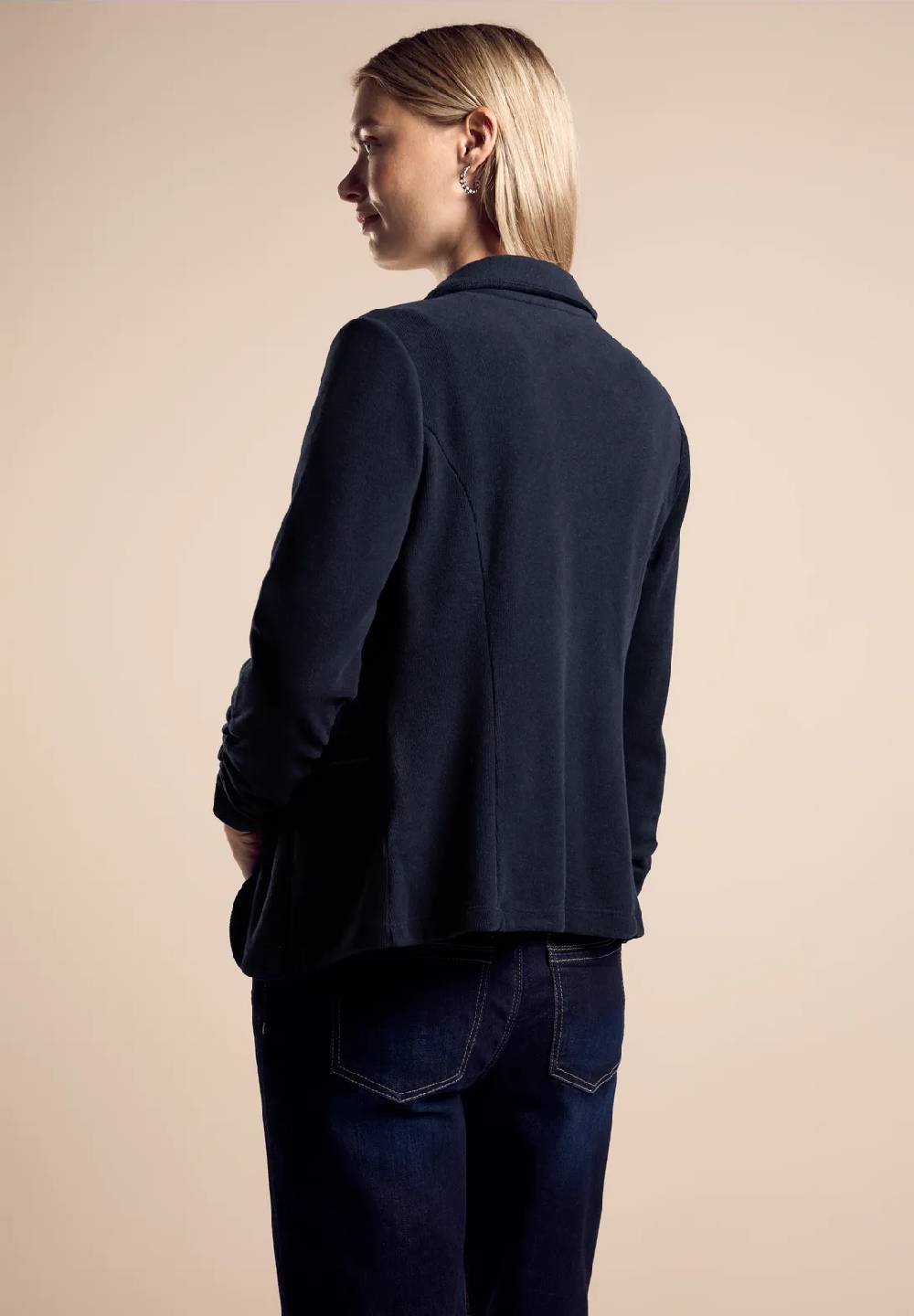 Street One Basic Blazer Mit Raffungen