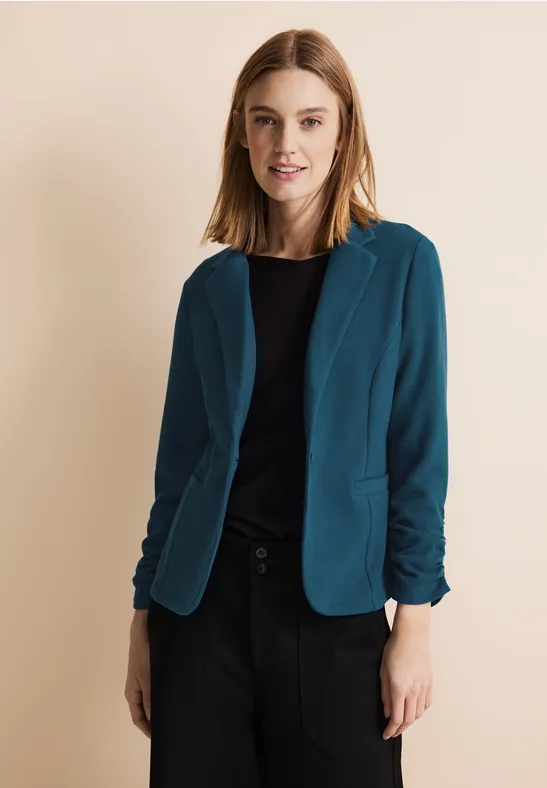 Street One Basic Blazer Mit Raffungen