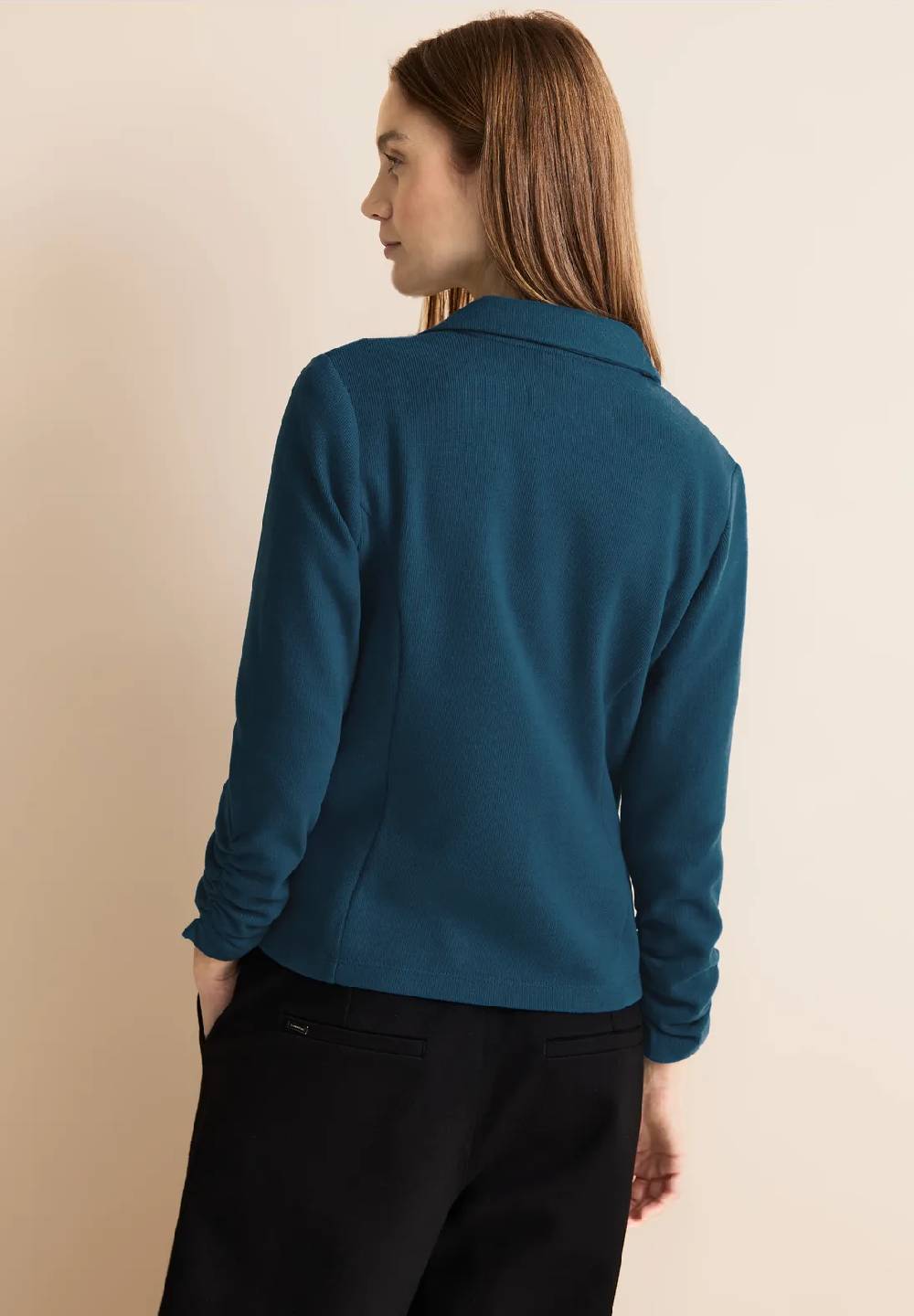 Street One Basic Blazer Mit Raffungen