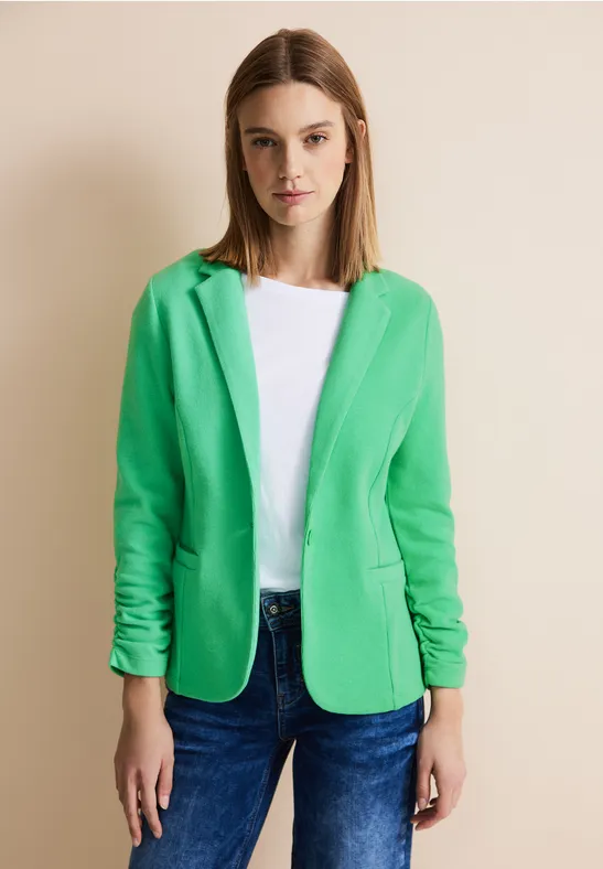 Street One Basic Blazer Mit Raffungen
