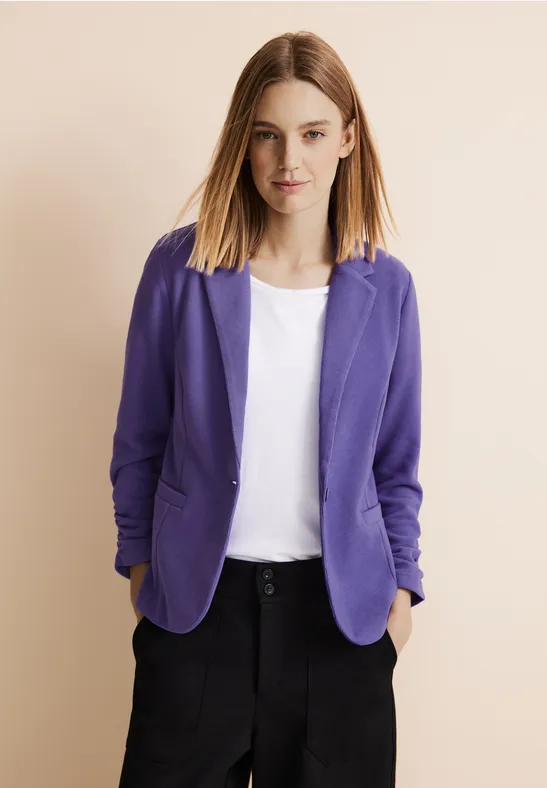 Street One Basic Blazer Mit Raffungen