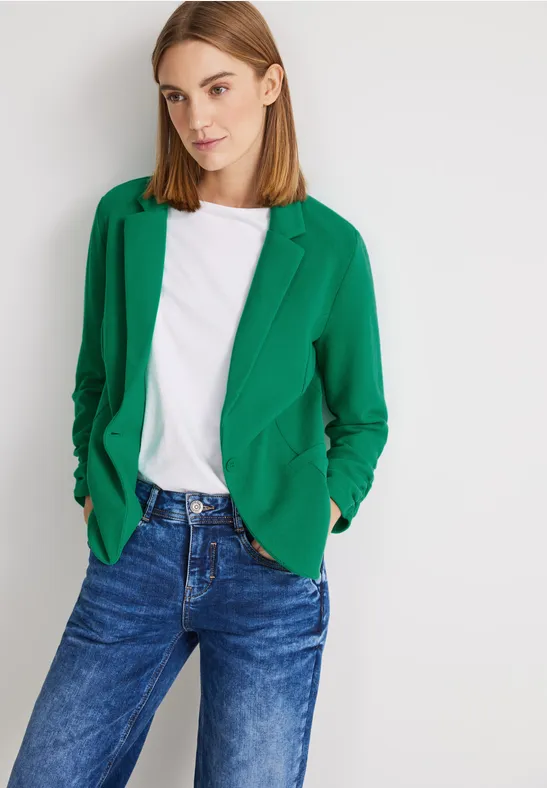 Street One Basic Blazer Mit Raffungen