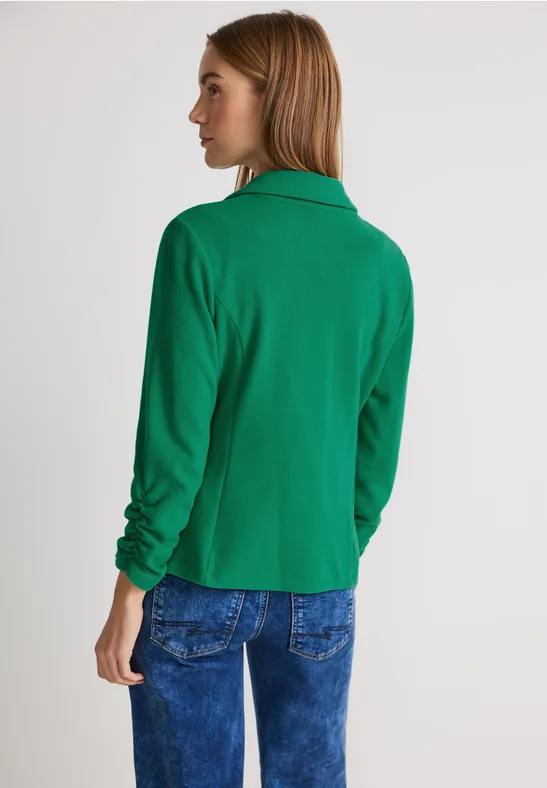 Street One Basic Blazer Mit Raffungen