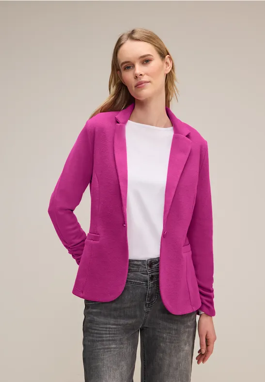 Street One Basic Blazer Mit Raffungen
