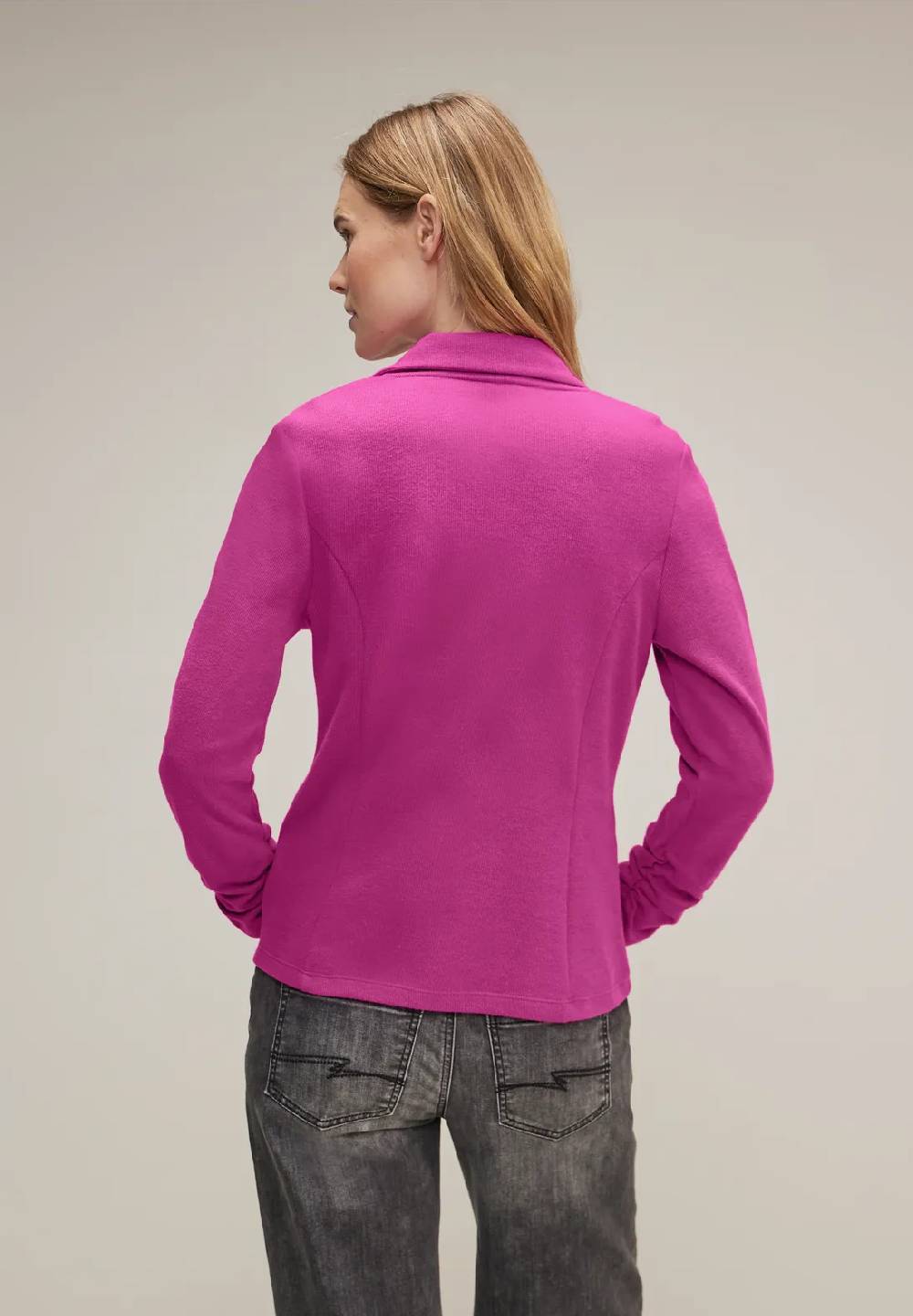 Street One Basic Blazer Mit Raffungen