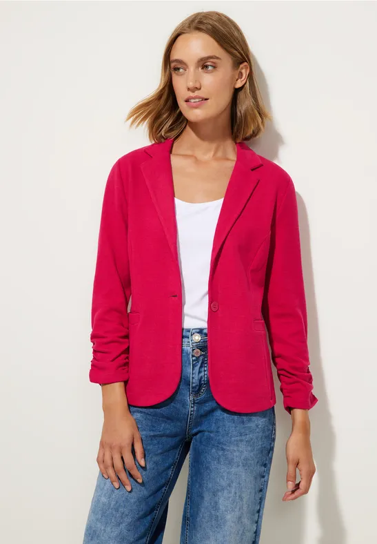 Street One Basic Blazer Mit Raffungen