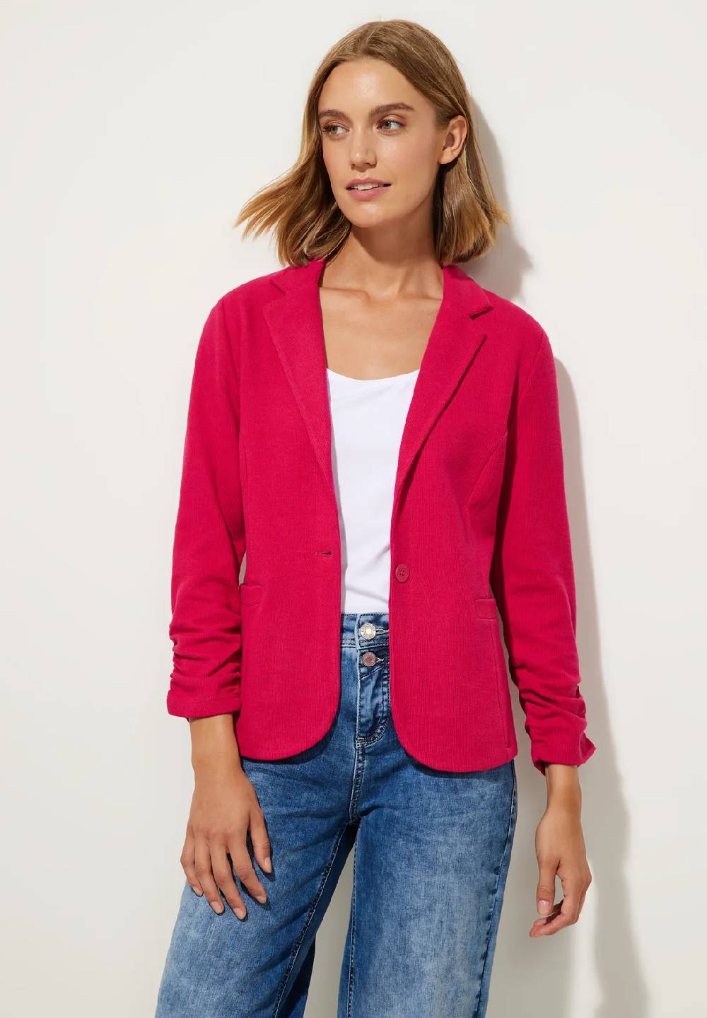 Street One Basic Blazer Mit Raffungen