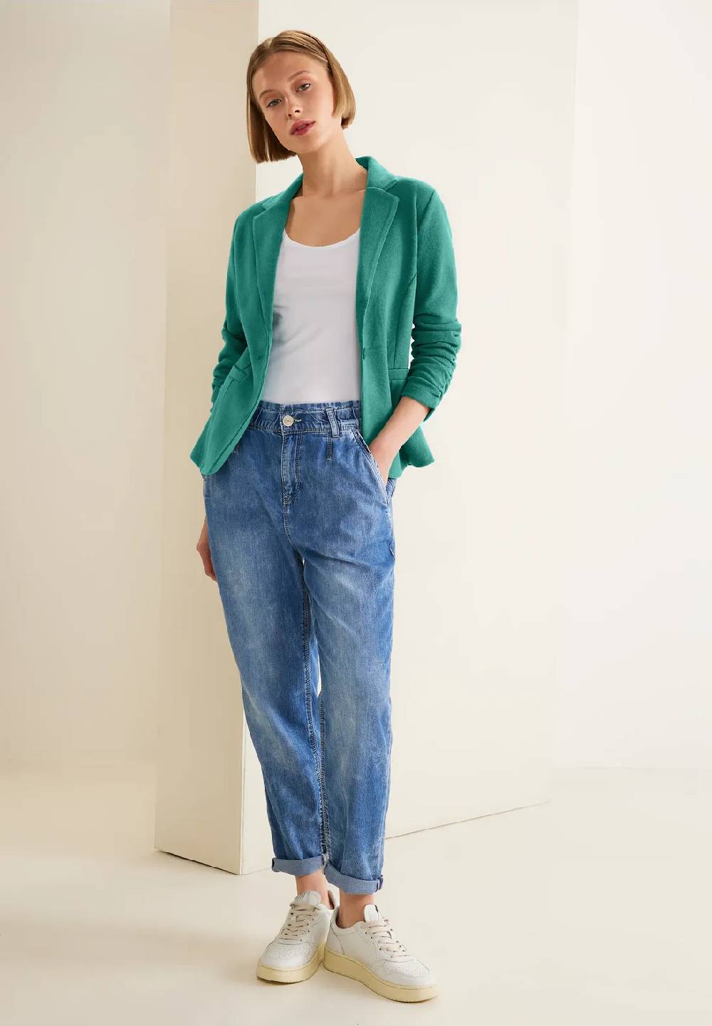 Street One Basic Blazer Mit Raffungen