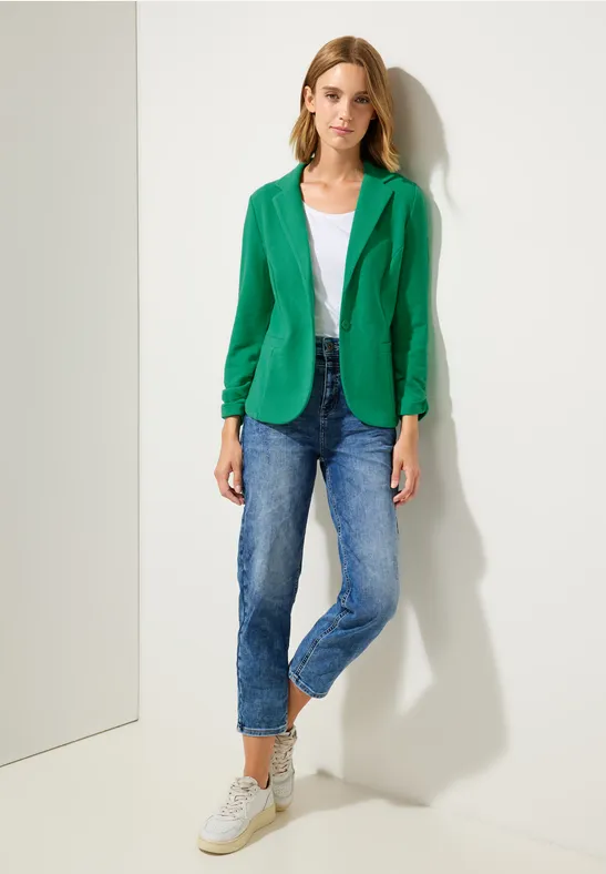Street One Basic Blazer Mit Raffungen