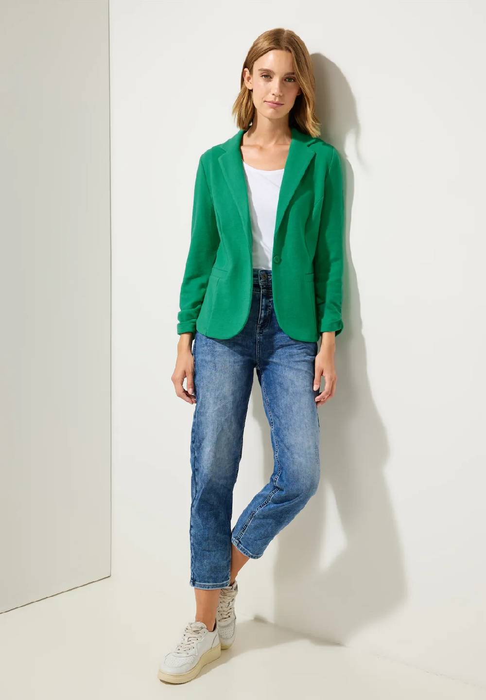 Street One Basic Blazer mit Raffungen