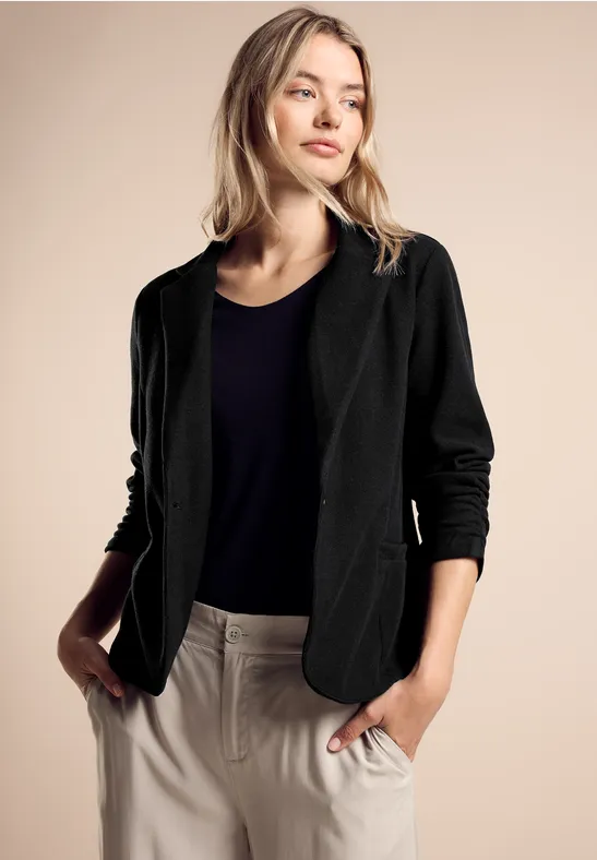 Street One Basic Blazer Mit Raffungen