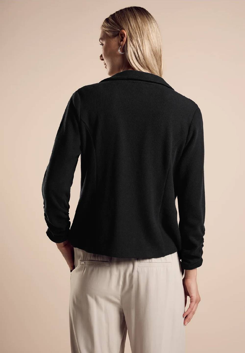 Street One Basic Blazer Mit Raffungen