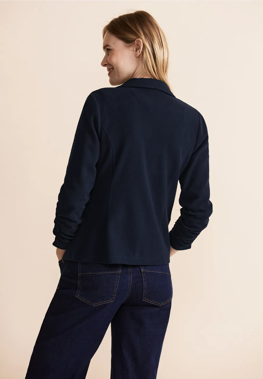 Street One Basic Blazer Mit Raffungen