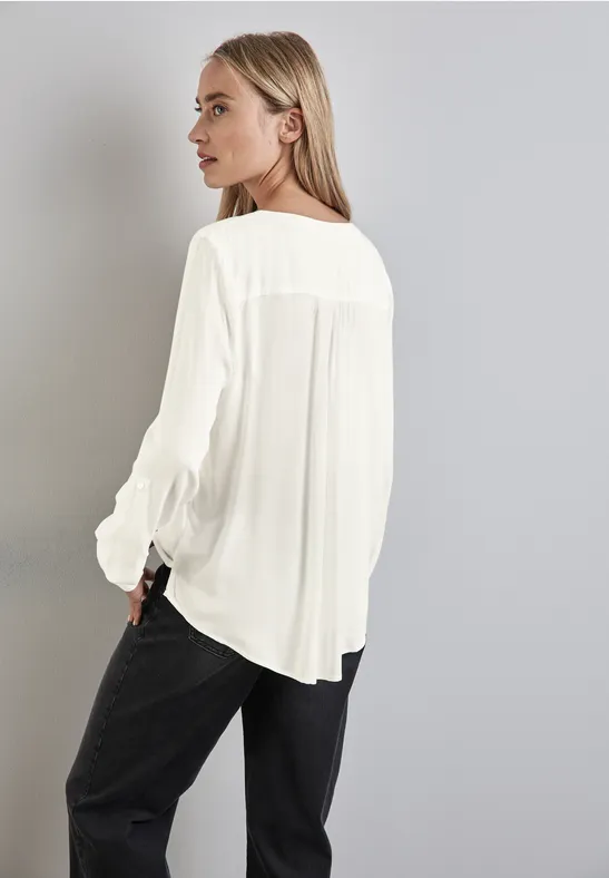 Street One Basic Bluse In Unifarbe