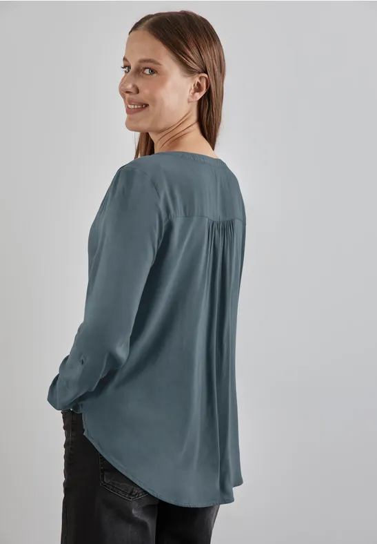 Street One Basic Bluse In Unifarbe