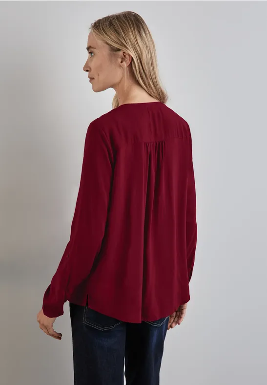 Street One Basic Bluse In Unifarbe