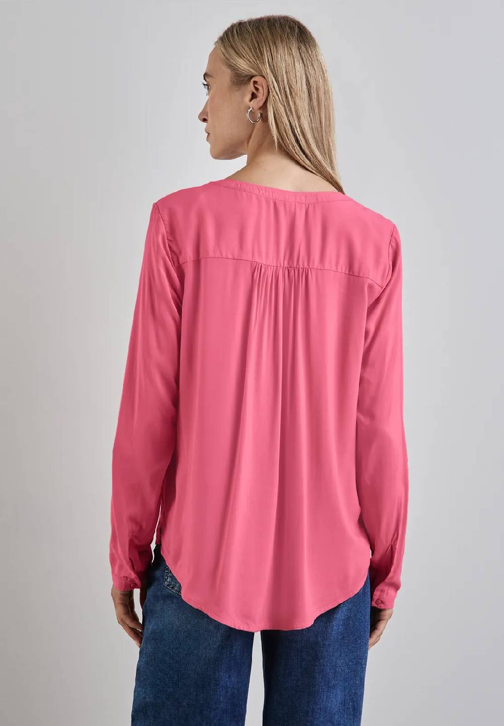 Street One Basic Bluse In Unifarbe