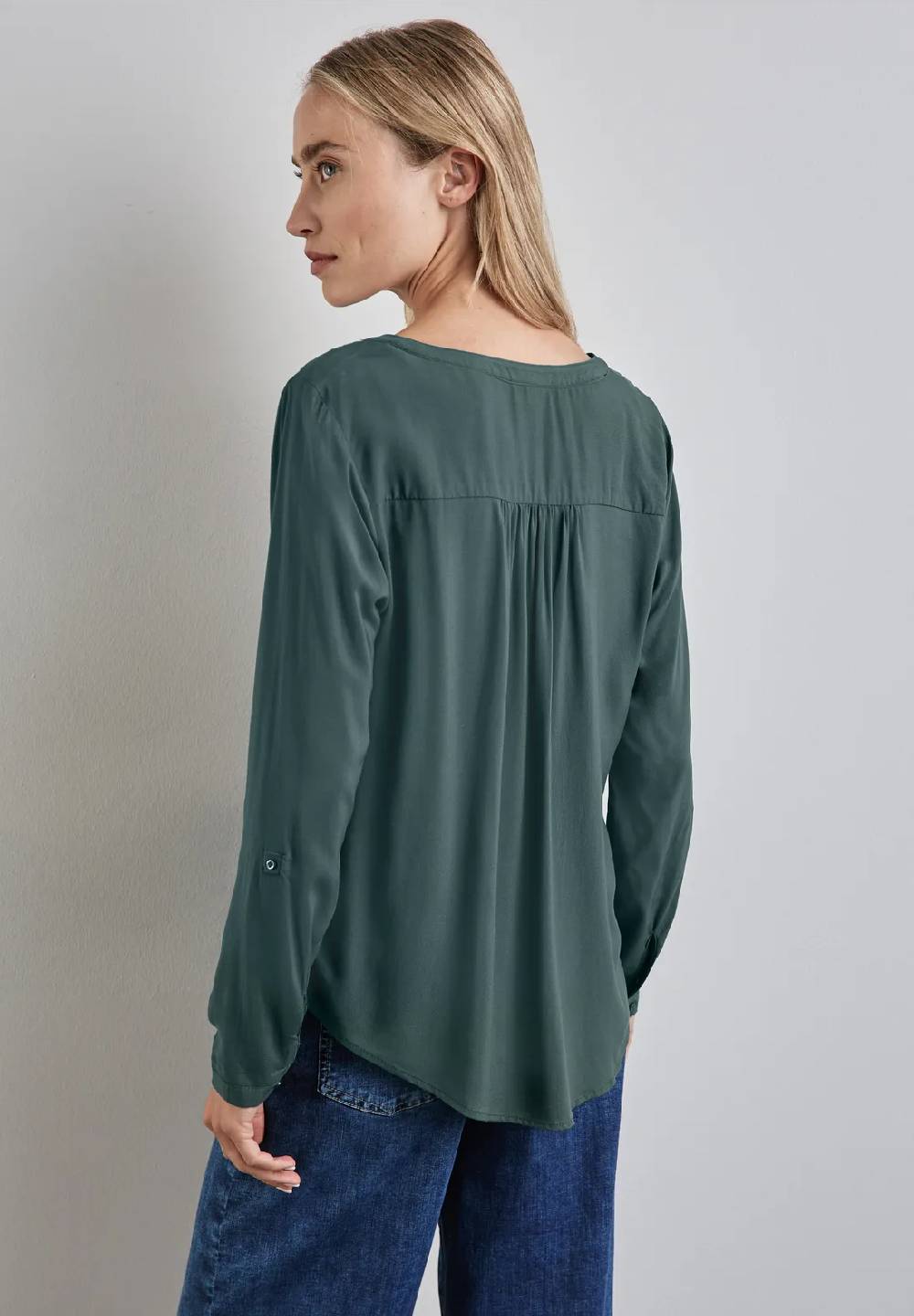 Street One Basic Bluse In Unifarbe