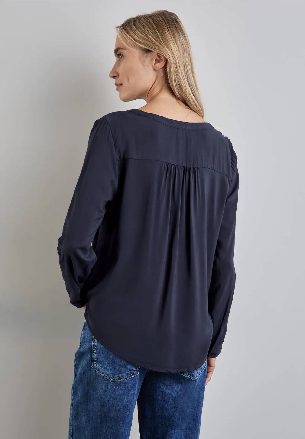 Street One Basic Bluse In Unifarbe