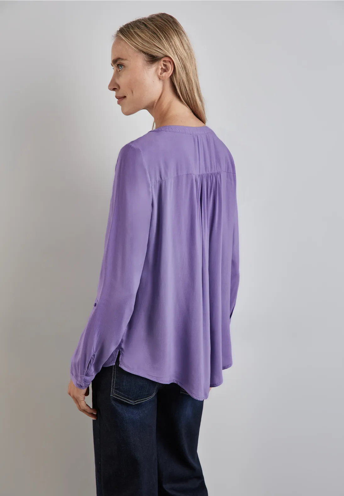Street One Basic Bluse In Unifarbe