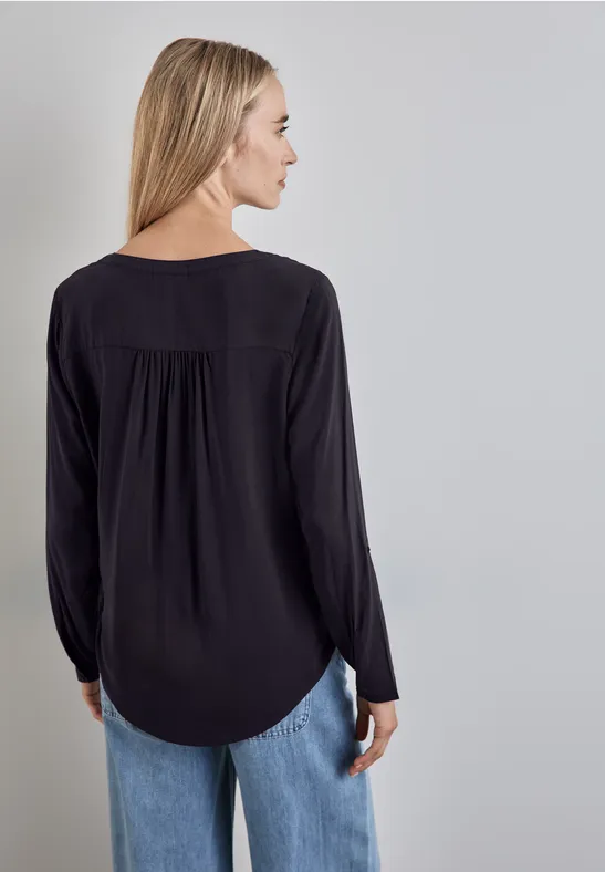 Street One Basic Bluse In Unifarbe